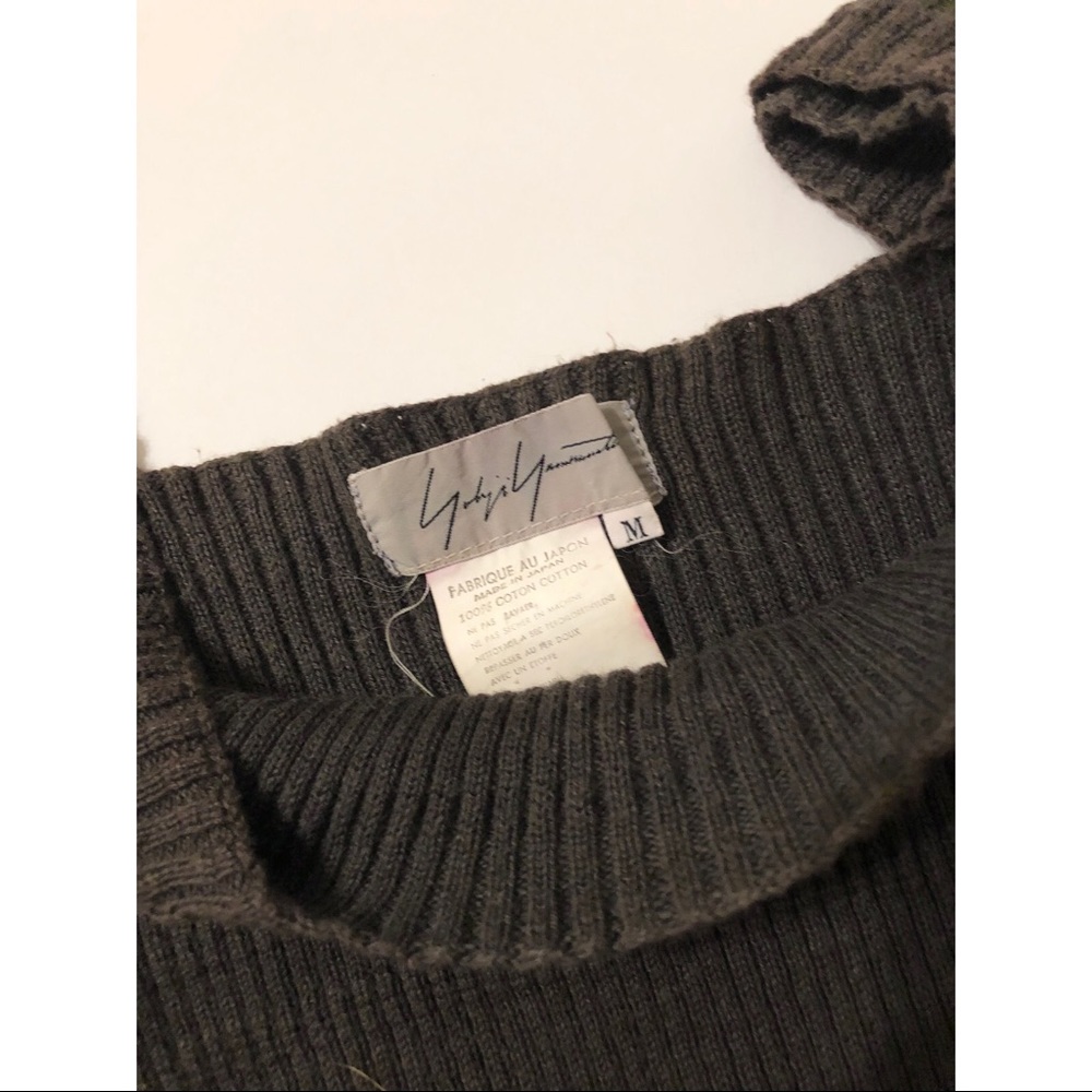 Yohji Yamamoto Vintage Rib Tank Top size 3 Brown